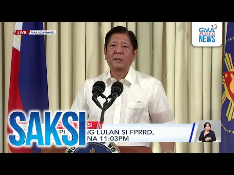 PBBM - Mr. Duterte was arrested in compliance with our commitments to Interpol; Interpol... | Saksi