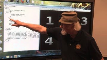 HTML5 Lecture Series at SNHU - Lecture 26 CSS3 - 3D Cube