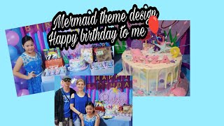 Mermaid theme design 9th birthday celebration at my home ? Ryza Velasco Vlogs ❤️