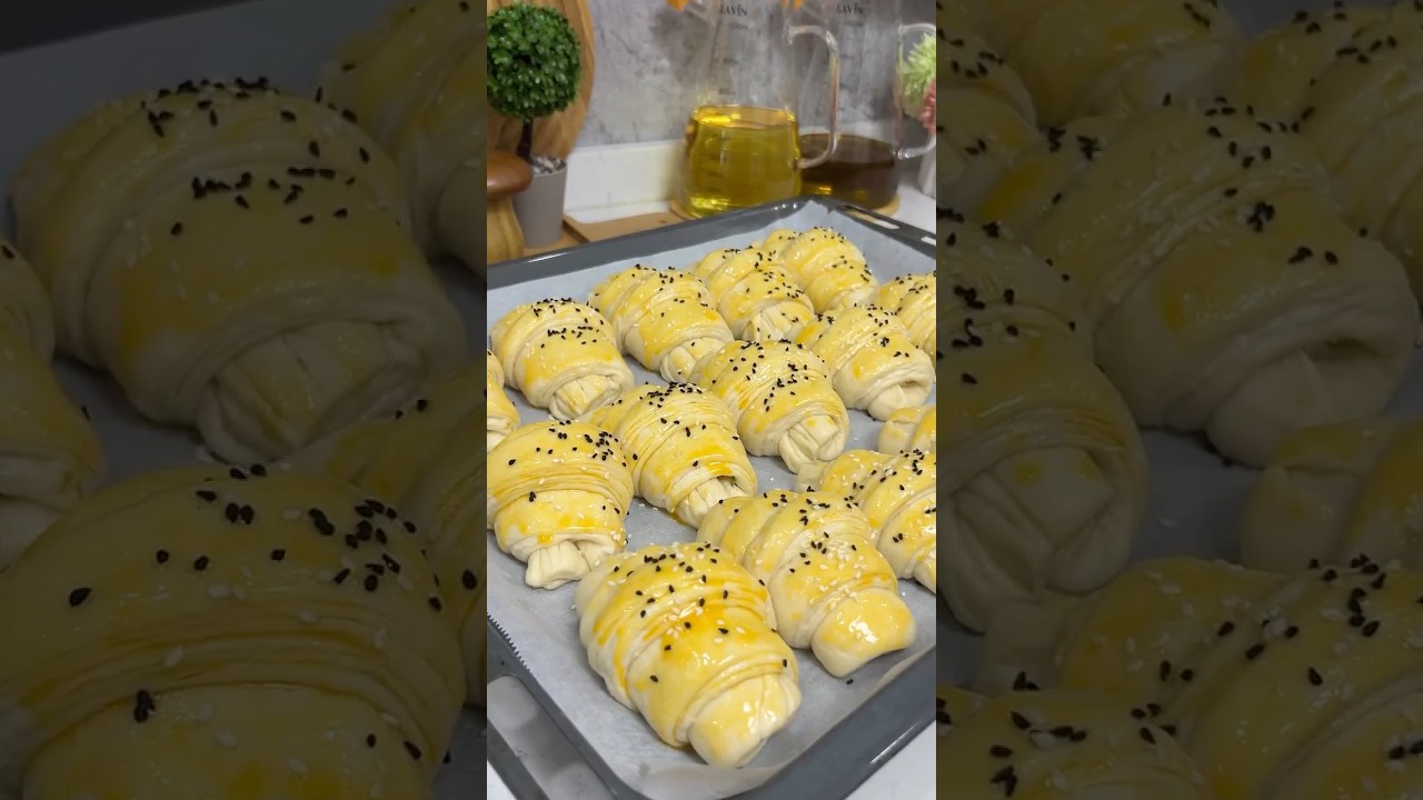 Kat Kat, Kıyır Kıyır, Peynirli Kruvasan Poğaça Tarifi 😍🥐🧀