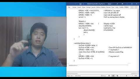Show how to use all the register involved with SysTick timer, and the function of each register.