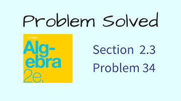 Problem 34 from Section 2.3 of College Algebra 2e by OpenStax - Solve for f: 1/f = 1/p + 1/q