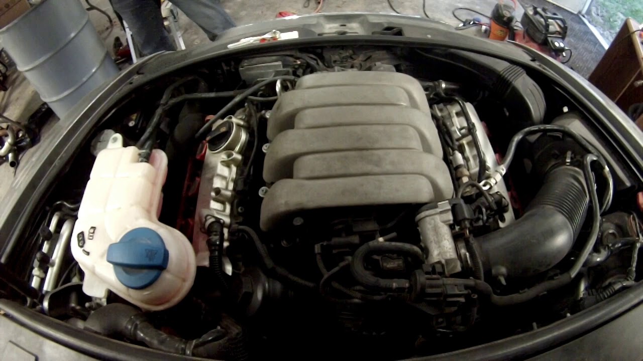 AUDI A6 PLUG AND COIL CHANGE pt 1 YouTube
