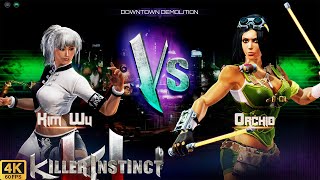 Kim Wu vs Orchid | Killer Instinct | CPU vs CPU AI vs AI