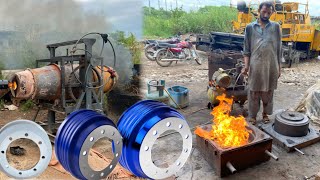 Expect Production of Truck Brake Drums !! Manufacturing Process of Brake Drum in Local Factory