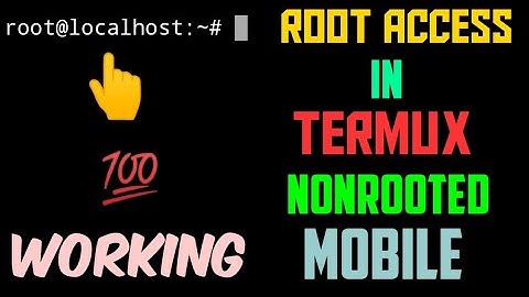 How to Install #ubuntu Root access in NonRooted Mobile (termux)