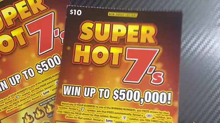 💵Last 8 Tickets of the Pack! Super Hot 7’s NJ Lottery💵