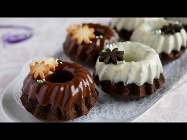 クグロフ型で♡バター無しでもふんわり美味!チョコケーキ | chocolate cake