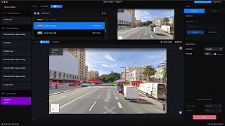 Street View DeepLabV3 Segmentation & YOLOv4 Object Detection in Runway · Alameda Principal, Málaga