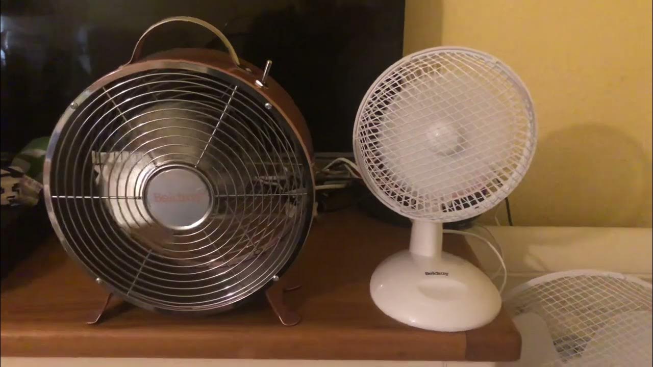Newer Beldray 6 inch white desk fan VS Beldray 8 inch rose gold