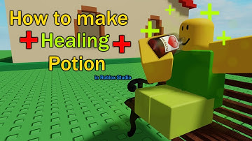 How To Make A Simple Healing Potion | Roblox Studio Tutorial