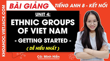Tiếng Anh lớp 8 Unit 4 | Getting started | Ethnic groups of Viet Nam - trang 40, 41 Global Success