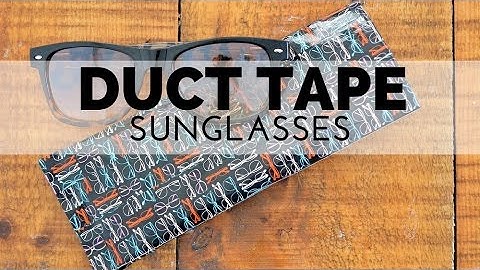 How to Make a Sunglasses Case from Duct Tape
