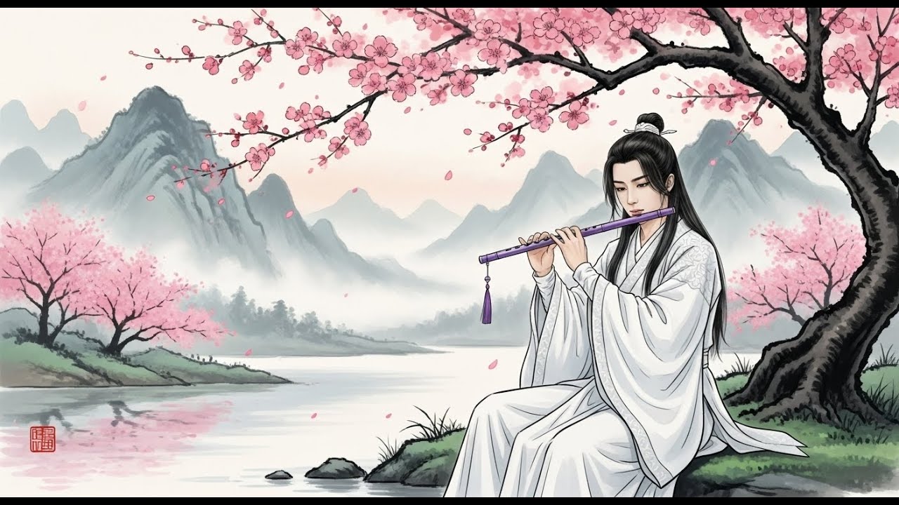 Chinese Zen Music Flute Bamboo for Relaxing l Meditation and Healing ...
