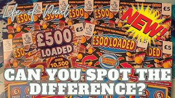 Brand New £5 Lottery Scratch Cards. £50 of £500 Loaded scratch cards scratched off, looking for wins