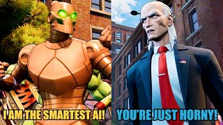 Celebrity INVINCIBLE VS - All Robot Interaction Dialogues Profile