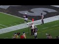 Henry Ruggs Smart Play to Force Penalty (Stepping Out of Bounds w/ Football)