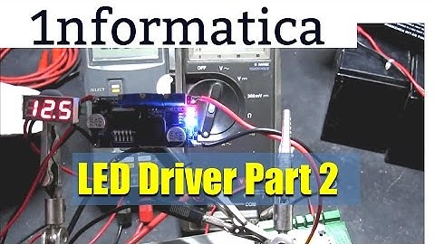 LED Driver Part 2 Constant Current Step Down Buck Module Banggood Battery Charger Electronic Project