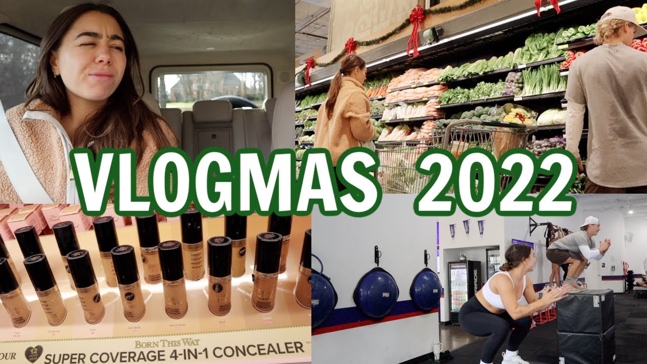 VLOGMAS 3: Classic Couples Argument, Makeup Shopping at the Mall, Groceries + Workout with Us!