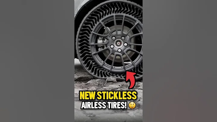 Is this the new generation of airless tires that don’t burst? 🤔🚗😲