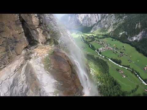 Wingsuit BASE Jump, Low Ultimate, Waterfall Line