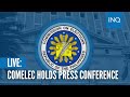 LIVE: Comelec holds press conference | October 30