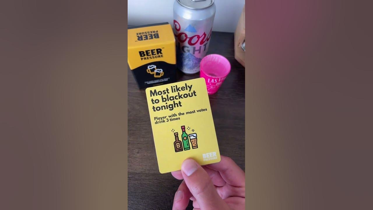  Beer Pressure - Drinking Card Game for Parties