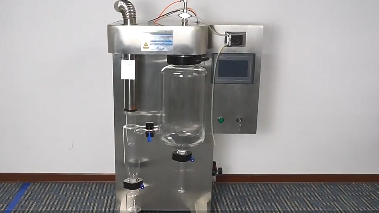 Mini Spray Dryer Working - YouTube