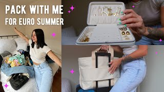 Pack with me for Europe  23kg of luggage, amazon finds & the BEST packing hack | Adele Maree