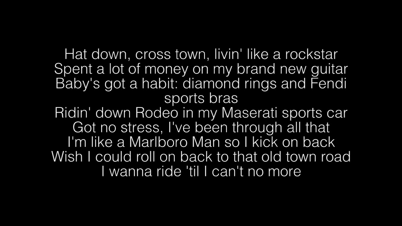 Lil Nas X Old Town Road Remix Ft Billy Ray Cyrus Lyrics Youtube