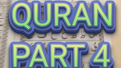 LEARN TO READ QURAN (PART 4) STEP BY STEP AT HOME.