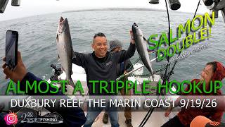 We Almost Had A Tripple-Hookup Ocean Salmon Fishing At The Duxbury Point Reef