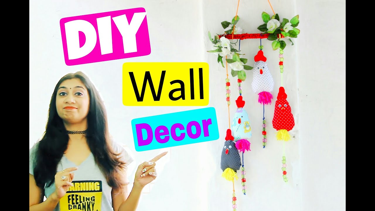 DIY Wall Decor idea DIY Wall Hanging Decor YouTube