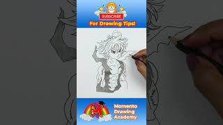 How To Draw Meliodas Easy Step by Step | Cara Menggambar Meliodas Mudah dan Simpel #shorts