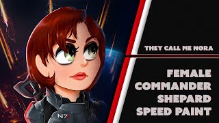 Female Commander Shepard Speed Paint (Mass Effect)