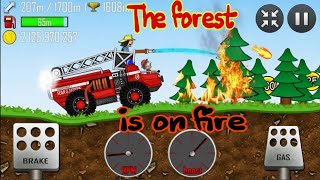 Forest Fire! Saving Nature with a Fire Truck | Hill Climb Racing screenshot 4