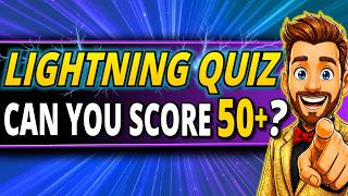100 General Knowledge RAPID FIRE Quiz Questions EVERYONE Should Beat! ⚡ Trivia Quiz