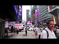 Walk from Times Square to the Intrepid Museum Ship. 4K video