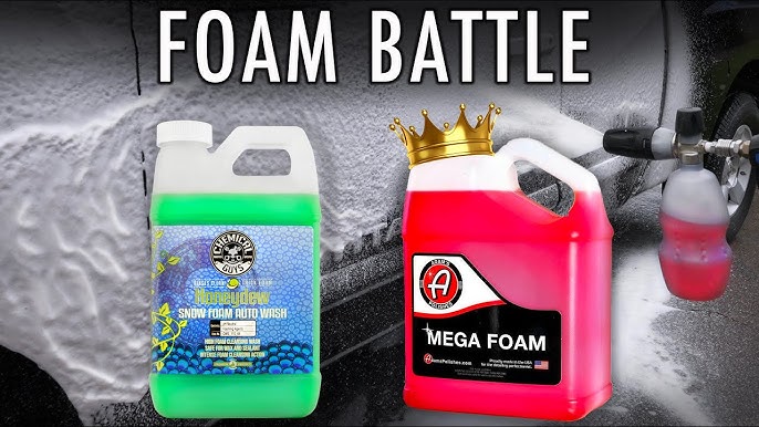 Adam's Mega Foam 16oz - pH Best Car Wash Soap for Foam Cannon, Pressure  Washer or Foam Gun | Concentrated Car Detailing & Cleaning Detergent Soap 