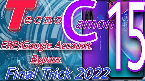 Tecno Camon 15 (CD7)8.0 Frp Unlock Without Pc New Update 2022 ||Bypass Google Account Lock 100% Real