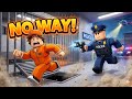 🚨 THE COP ALMOST CAUGHT ME! Roblox Prison Escape