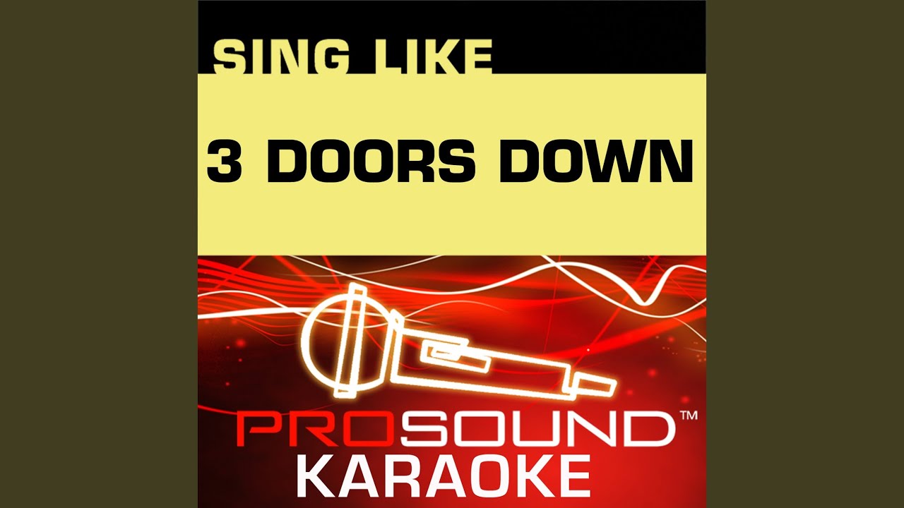 Here Without You (Karaoke Lead Vocal Demo) (In the Style of 3 Doors