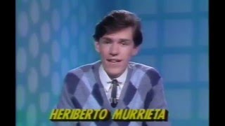 Heriberto Murrieta, debut en televisión 16 de julio de 1985 Programa 6 en punto de Televisa