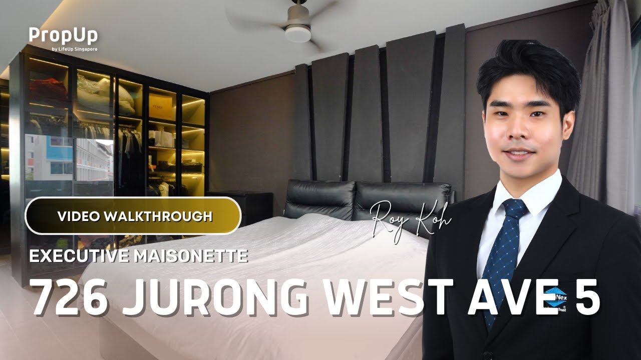 726 Jurong West Ave 5 Executive Maisonette Video Walkthrough - Roy Koh