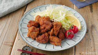 糖質オフ！きな粉で鶏の唐揚げ