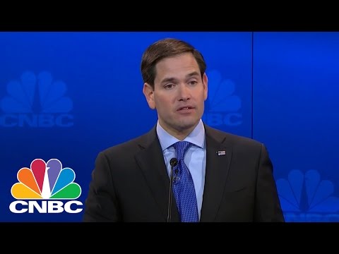 Rubio: Democrats Have Ultimate Super PAC, The Mainstream Media | GOP Debate | CNBC