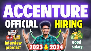 Accenture Off Campus Hiring 2024 & 2023 | High paying jobs | IT jobs for freshers | Sharmilan