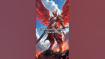 AI Generated Countries as Anime Characters #anime #ai #shorts