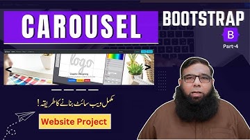 Bootstrap Carousel Tutorial | Responsive Slider in Bootstrap for Beginners in Hindi/Urdu - Part-04.