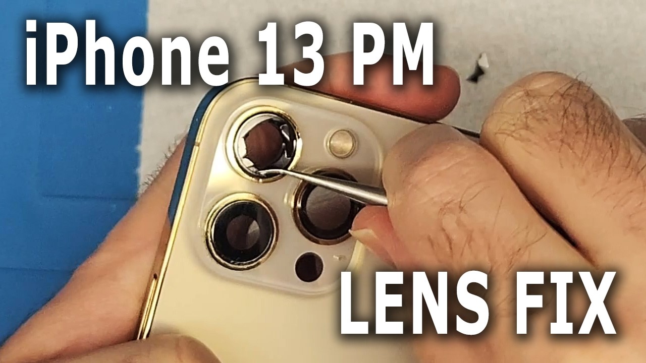 How to Replace an iPhone 13 Pro Max Camera Lens - YouTube